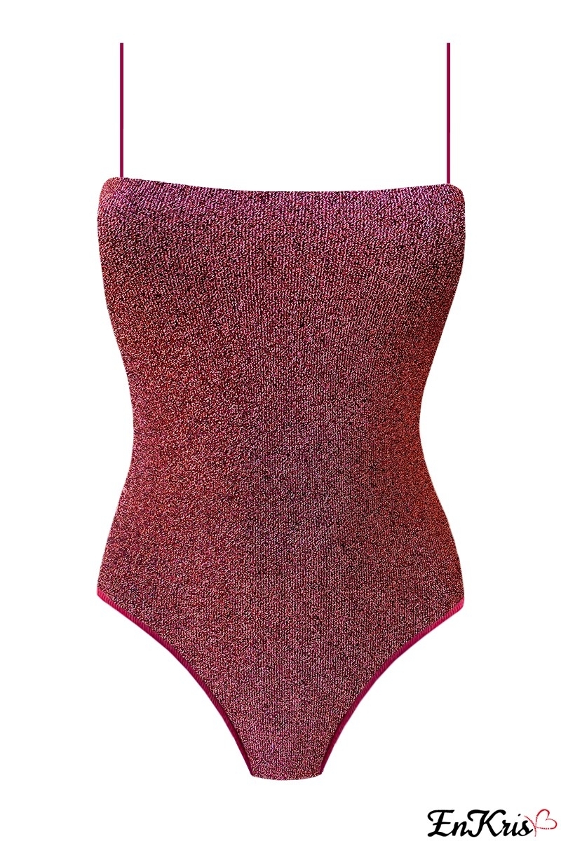 VÊTEMENTS POUR FEMMES EN LIGNE BURGUNDY GLITTER - BODY JADE