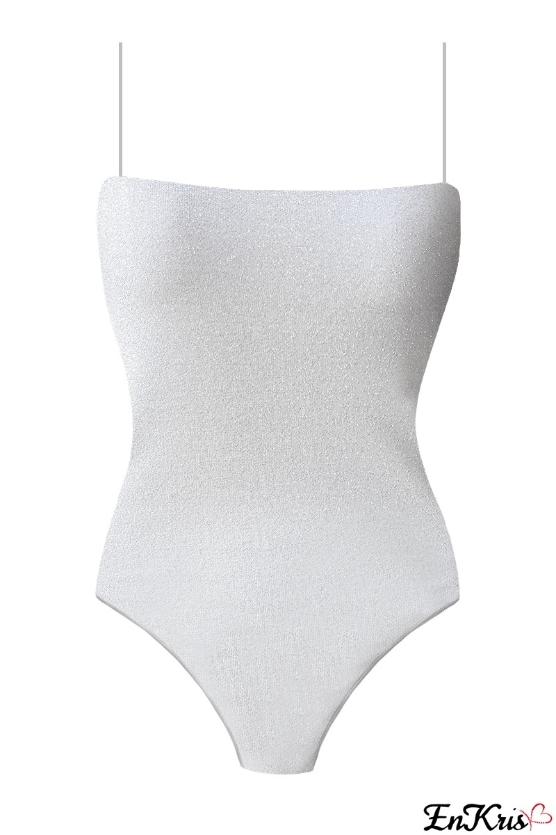 VÊTEMENTS POUR FEMMES EN LIGNE PAILLETTES BLANCHES - BODY JADE