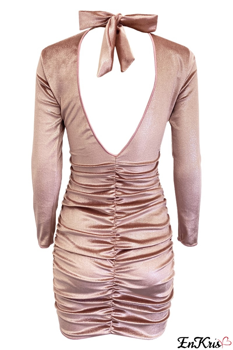 VÊTEMENTS FEMME ROSE POUDRÉ EN LIGNE - ABITO CHLOÉ