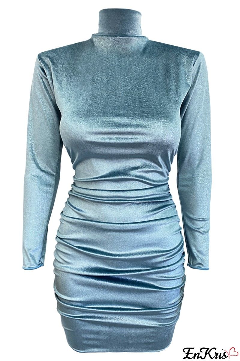 POWDER BLUE ONLINE WOMEN'S CLOTHING - ABITO CHLOÉ