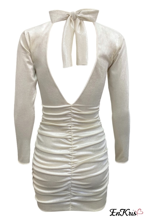 WOMEN'S CLOTHING ONLINE BUTTER COLOR - ABITO CHLOÉ