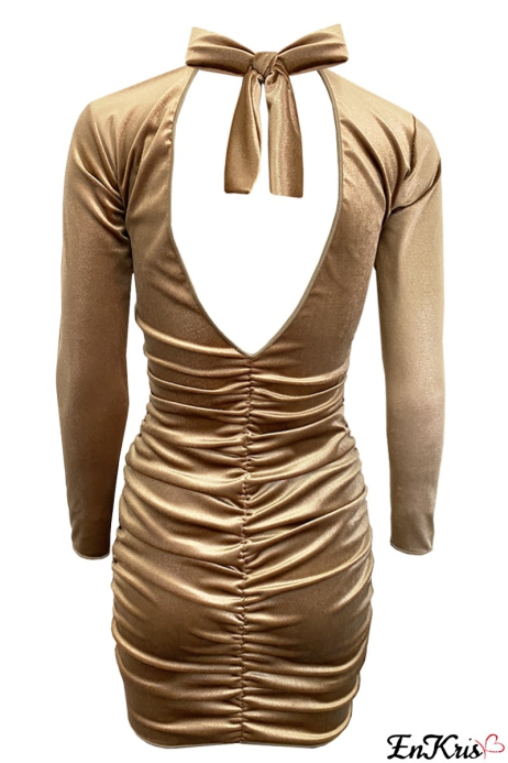 VÊTEMENTS POUR FEMMES EN LIGNE CAMEL - ABITO CHLOÉ