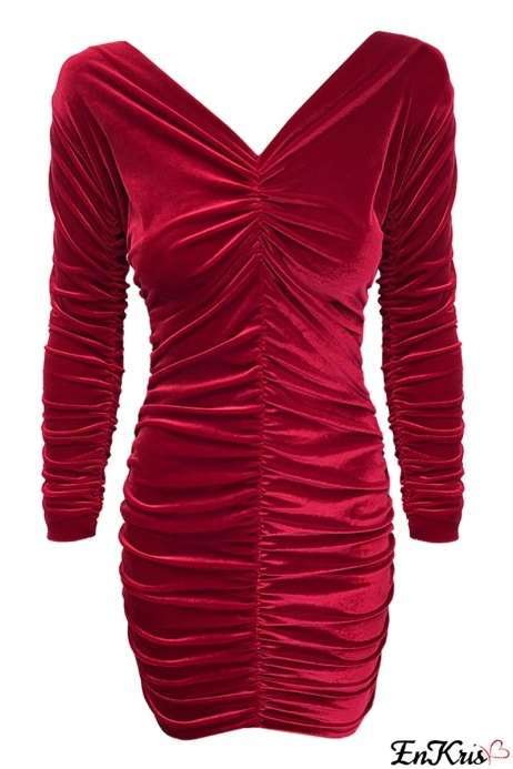 WOMEN'S CLOTHING ONLINE RED - ABITO DEVA