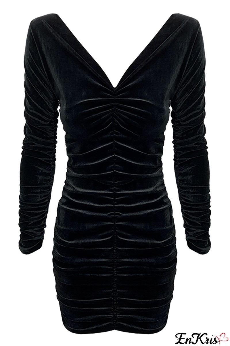 WOMEN'S CLOTHING ONLINE BLACK - ABITO DEVA