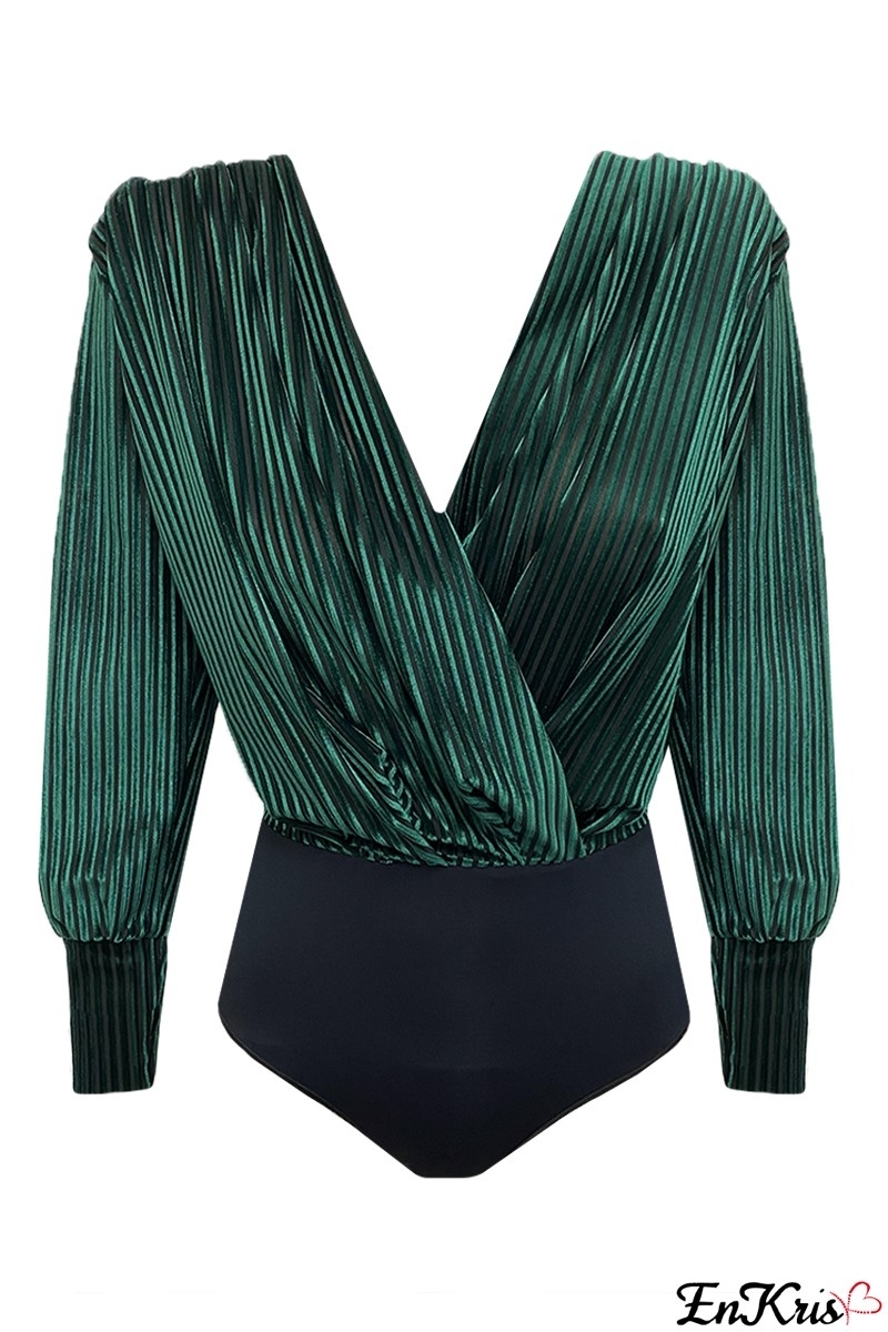 ABBIGLIAMENTO DONNA ONLINE VERDE - BODY MIREA