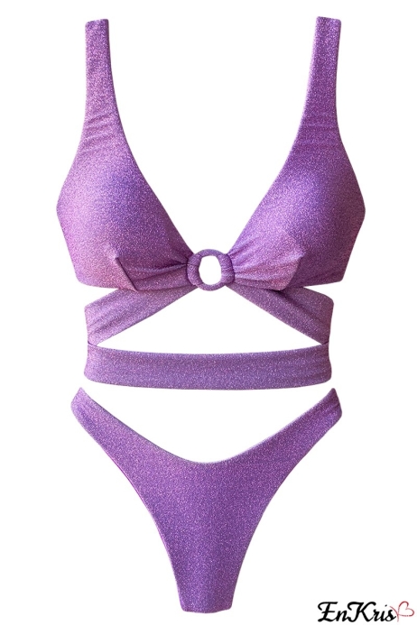LILAC GLITTER BIKINI OUTLET - NILDE