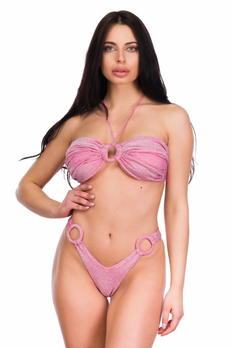 BIKINI ROSE PAILLETÉ OUTLET - LENA