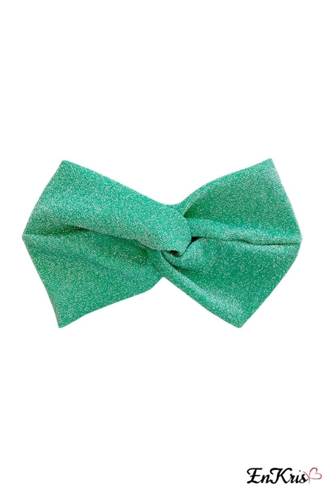 TURBAN DE MER VERT MENTHE PAILLETÉ - TURBANTE GLITTER
