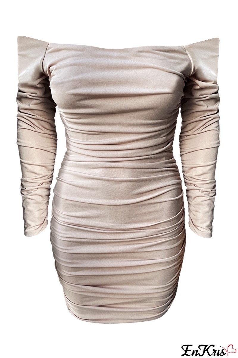 ABBIGLIAMENTO DONNA ONLINE Beige - ABITO VICTORIA