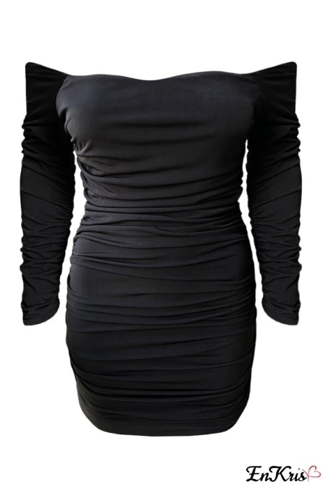 ONLINE WOMEN'S CLOTHING Black - ABITO VICTORIA