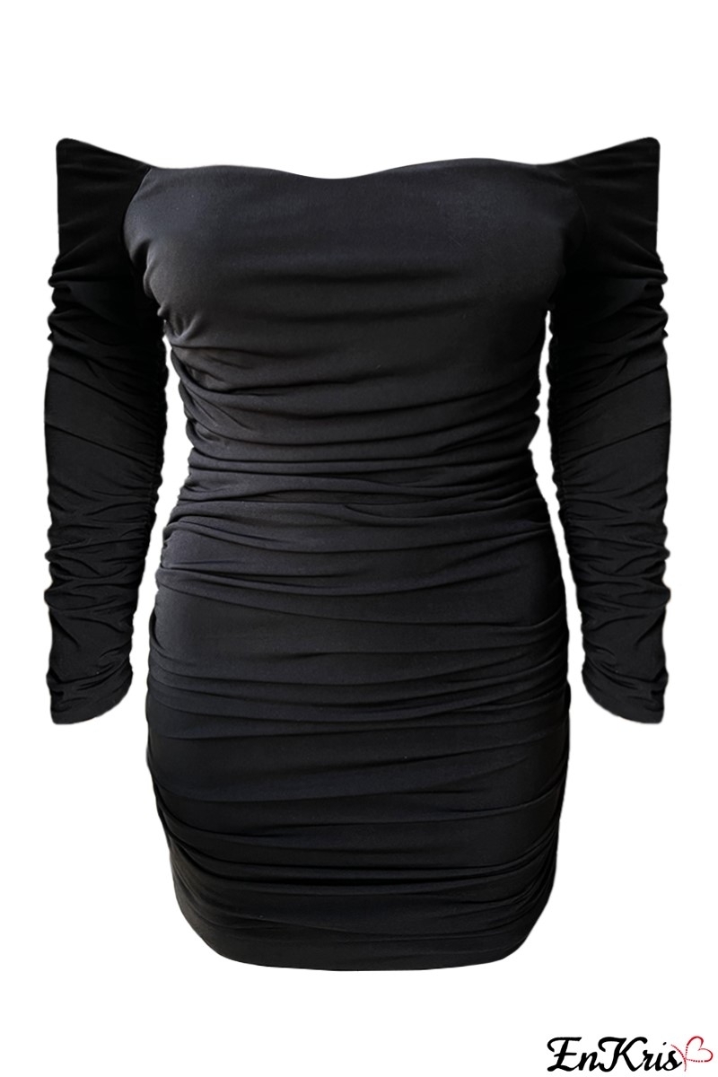 ONLINE WOMEN'S CLOTHING Black - ABITO VICTORIA