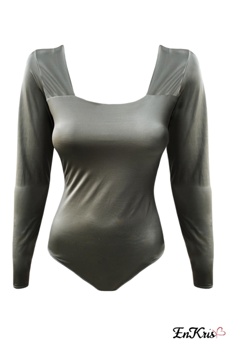 Vêtements pour dames en ligne Vert militaire - BODY SOTTOGIACCA JANE