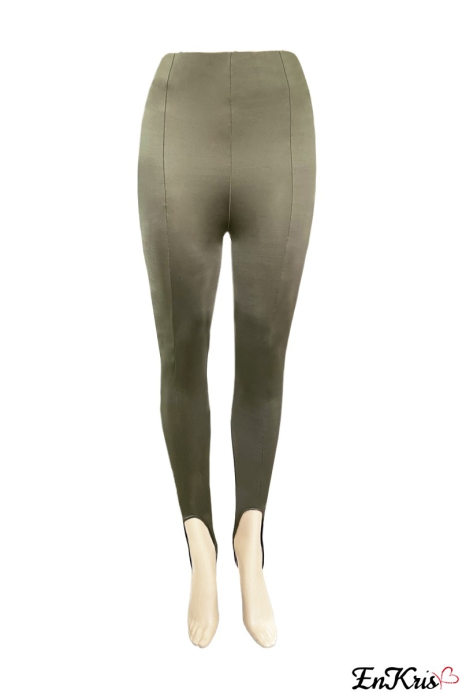 Vêtements pour dames en ligne Vert militaire - LEGGINGS ZOE