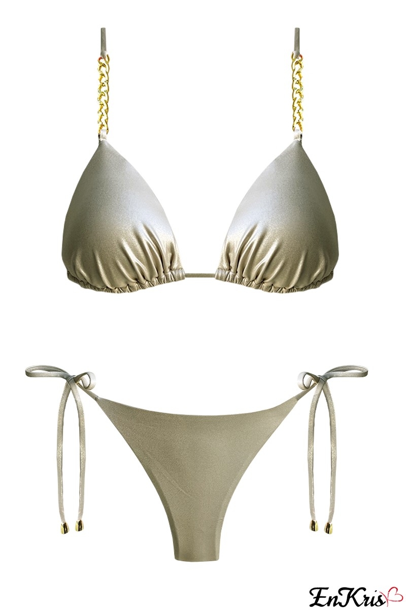 BIKINI CHAMPAGNE OUTLET - FELICIA LUREX