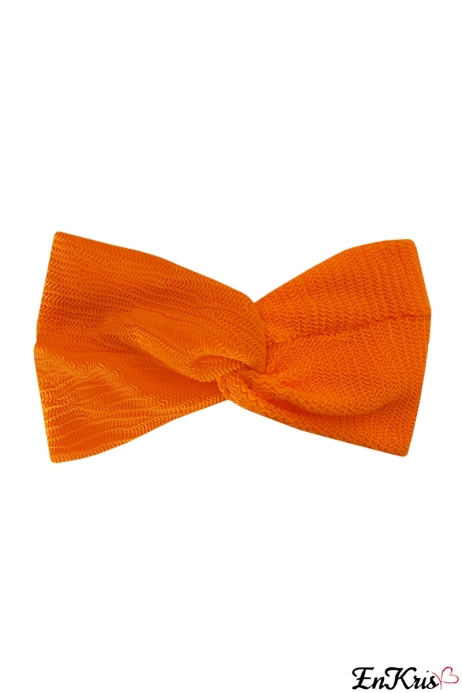 TURBANS DE MER ORANGE - TURBANTE PLISSE'