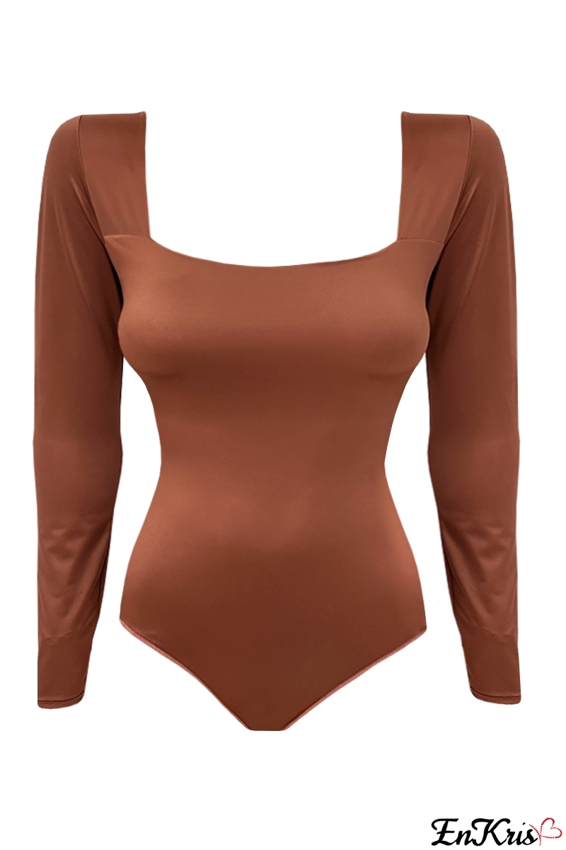 Vêtements pour dames en ligne Brun - BODY SOTTOGIACCA JANE