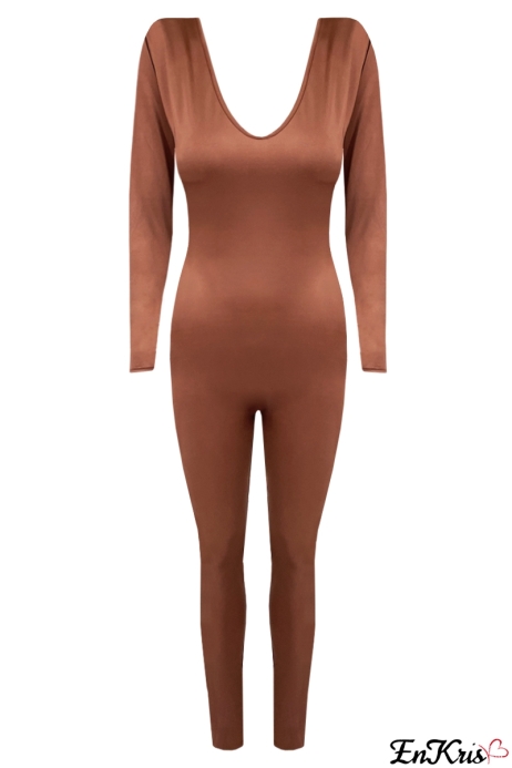Vêtements pour dames en ligne Brun - JUMPSUIT MAYA
