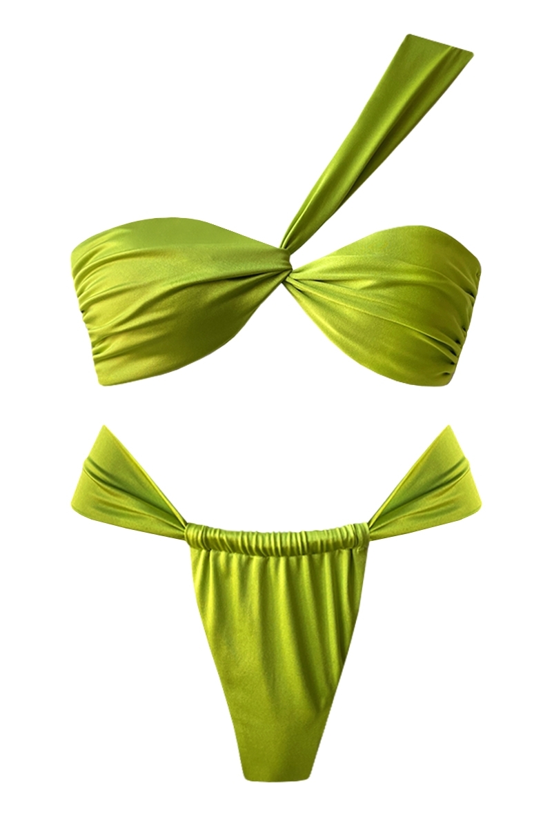 BIKINI VERT ACIDE OUTLET - SHARON