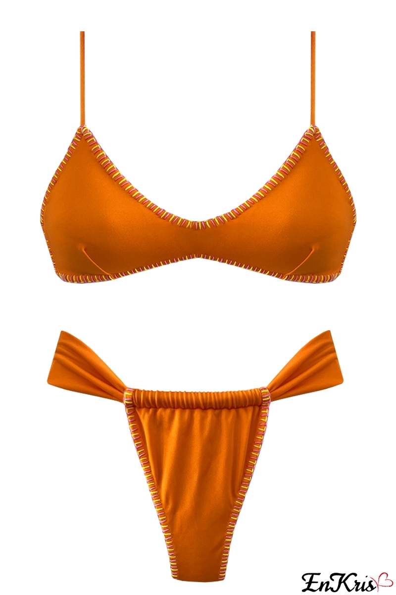 BIKINI ORANGE OUTLET - FLEUR
