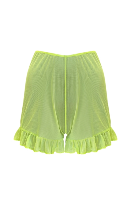 COPRICOSTUMI VERDE ACIDO - SHORTS  KARIN