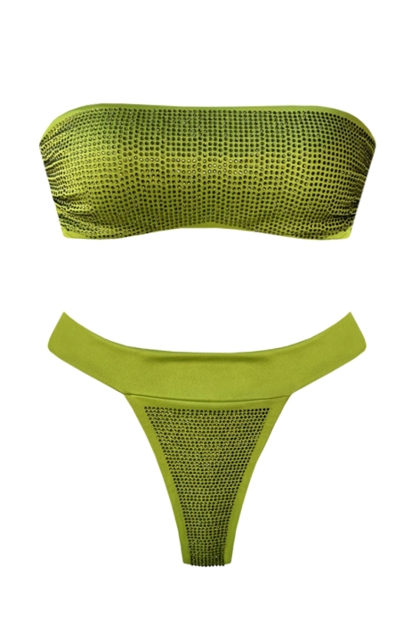 OUTLET BIKINI VERDE ACIDO - GIADA CRYSTAL