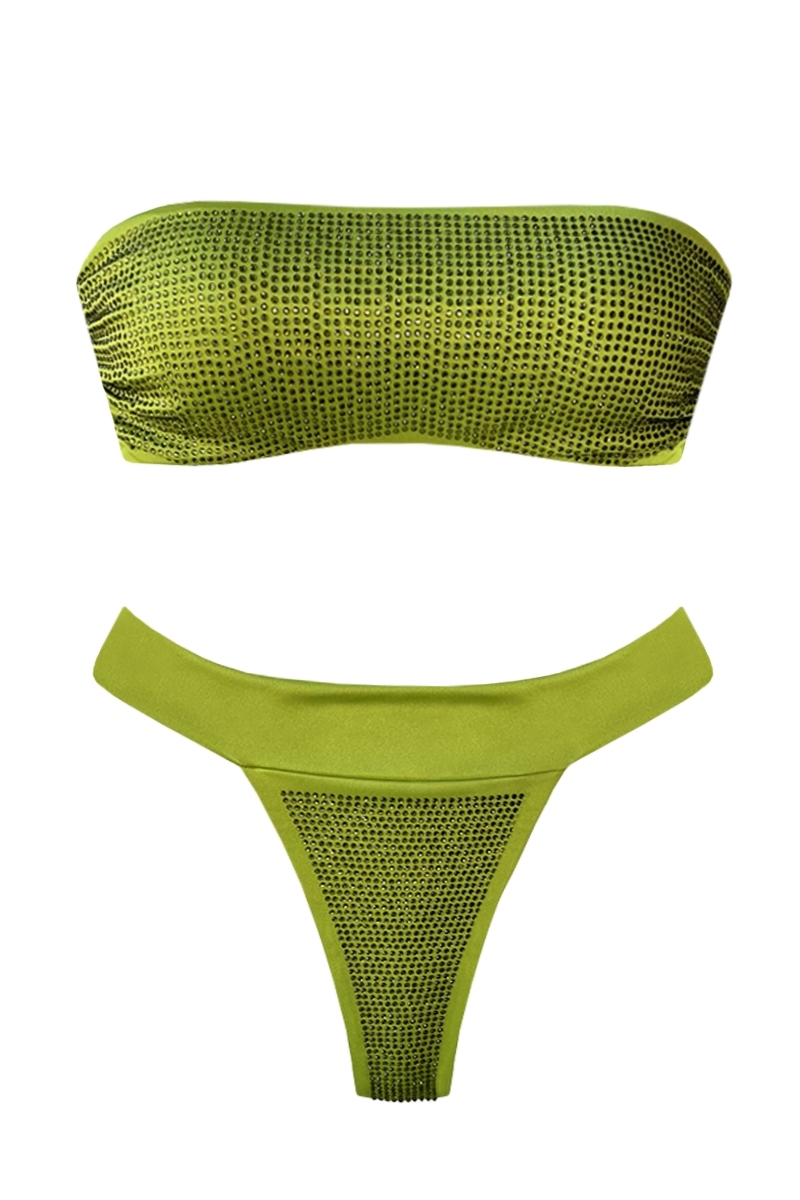 ACID GREEN BIKINI OUTLET - GIADA CRYSTAL