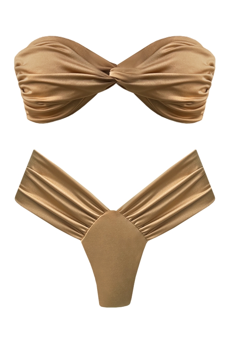 BIKINI CAMEL OUTLET - THEA LYCRA