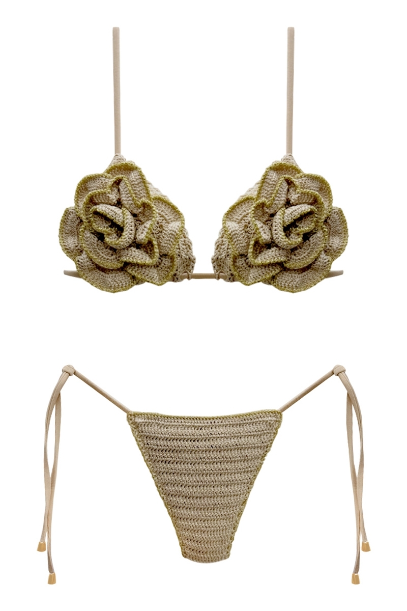 BIKINI SABLE/OR OUTLET - SHANA