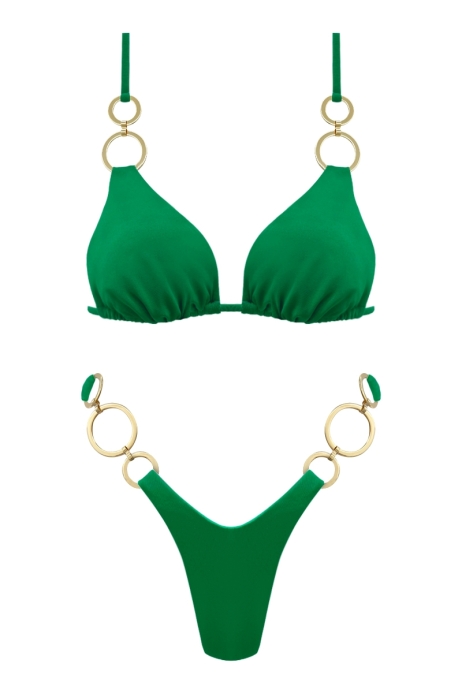 OUTLET BIKINI VERDE SMERALDO - MEGAN