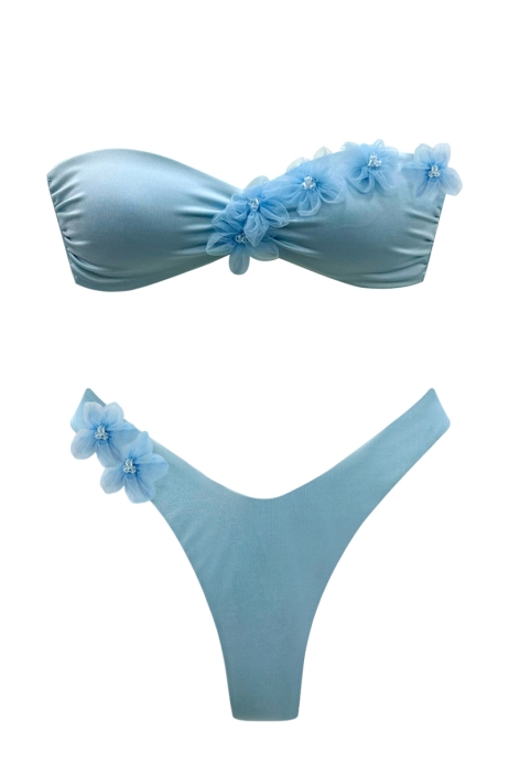 BIKINI BLEU POUDRE OUTLET - ALISYA