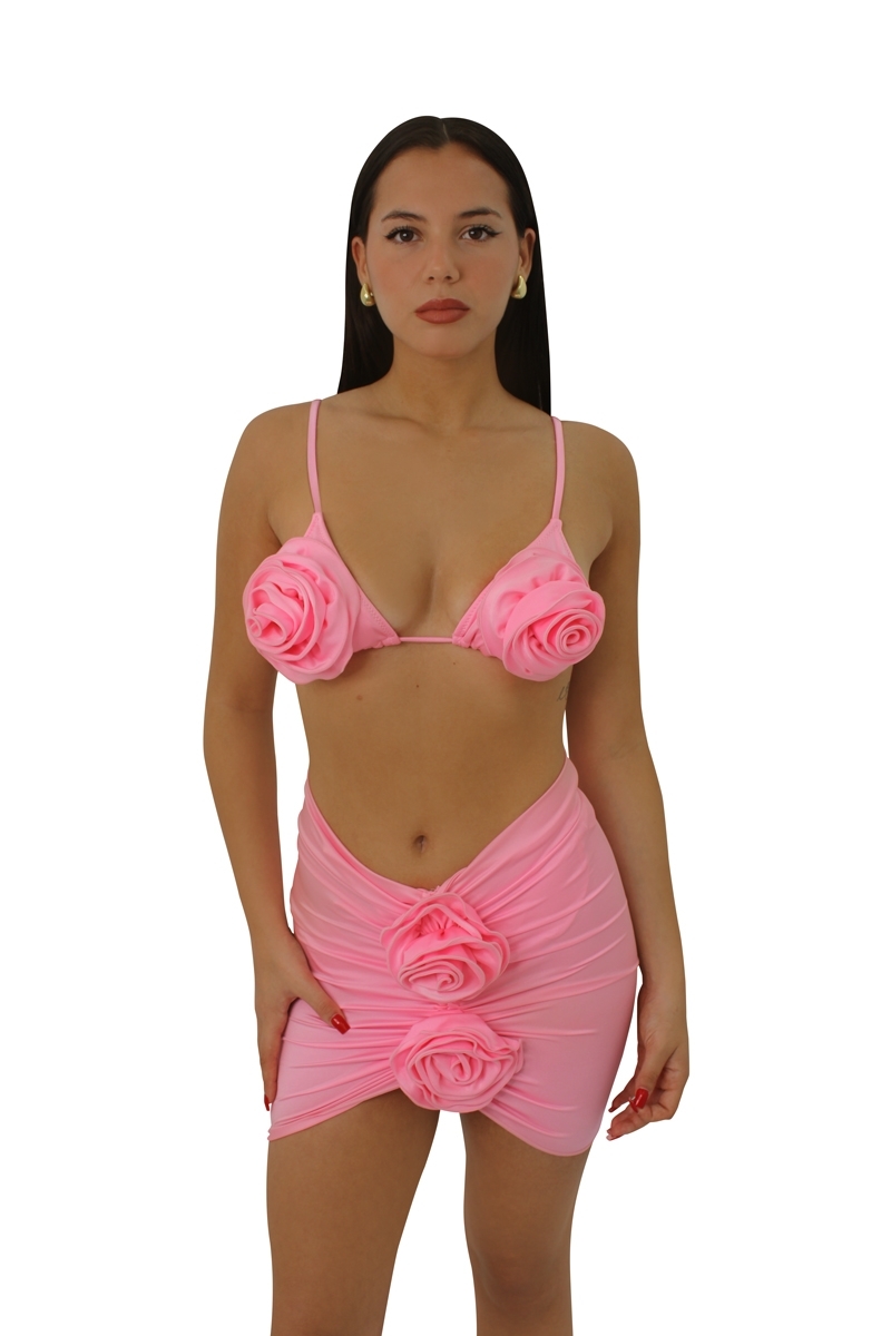COUVRE-TOUT ROSE BARBIE - GONNA ROSE