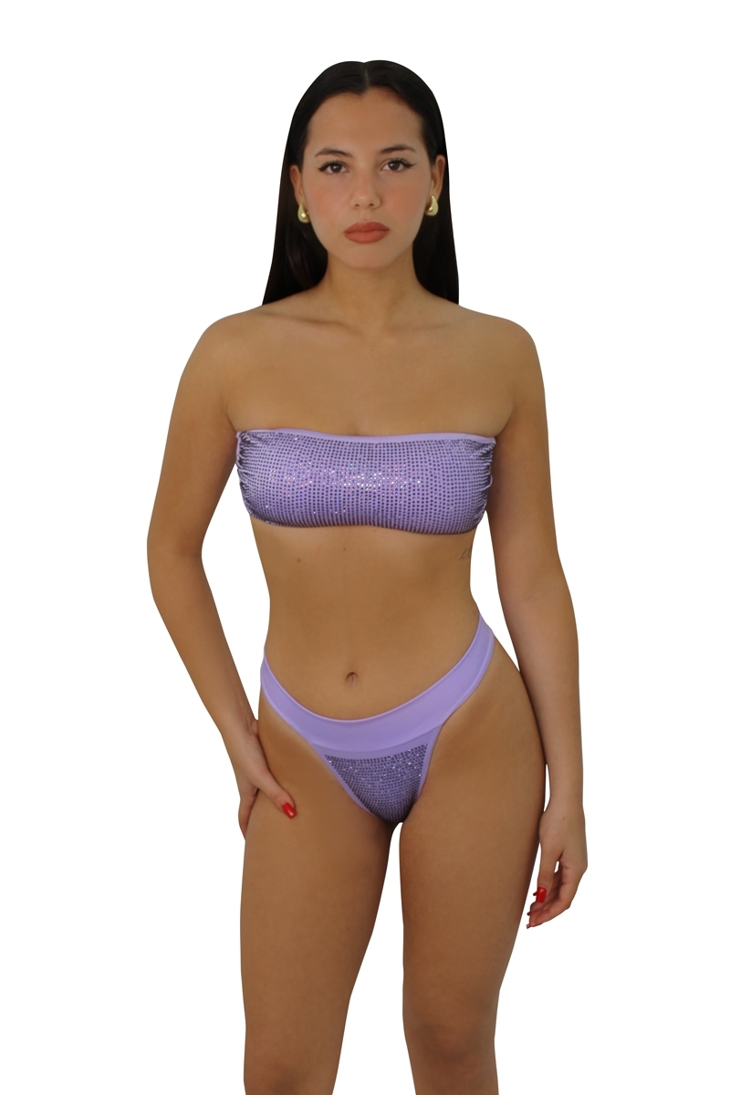 WORN LILAC BIKINI OUTLET - GIADA CRYSTAL