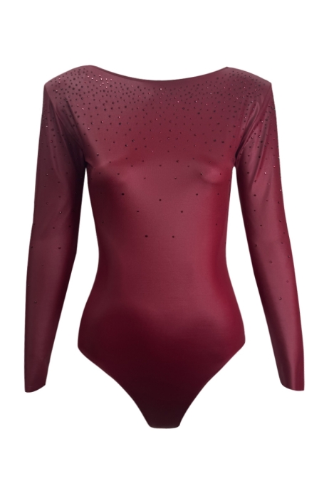 ABBIGLIAMENTO DONNA ONLINE BORGOGNA - BODY MARGOT