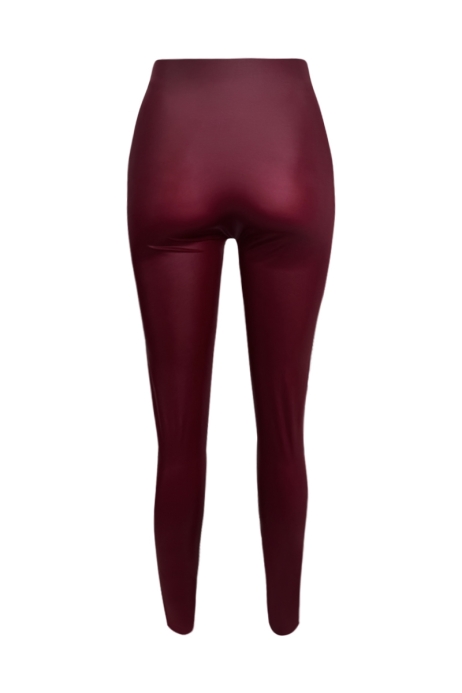 ABBIGLIAMENTO DONNA ONLINE BORGOGNA - LEGGINGS YVES