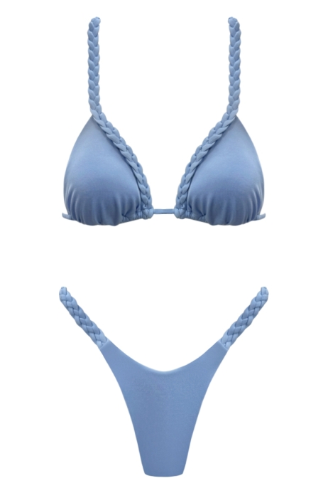 BIKINI CON LE TRECCE CARTA DA ZUCCHERO - LAYLA