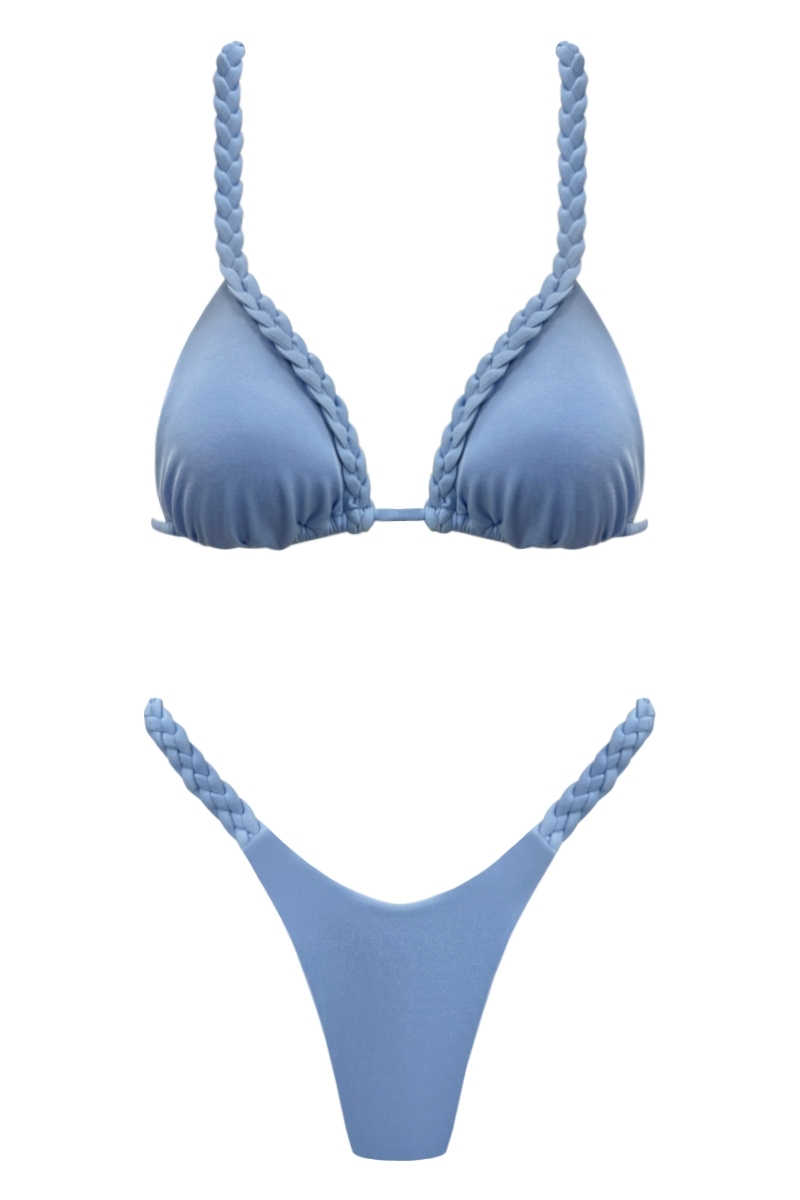 BIKINI CON LE TRECCE CARTA DA ZUCCHERO - LAYLA