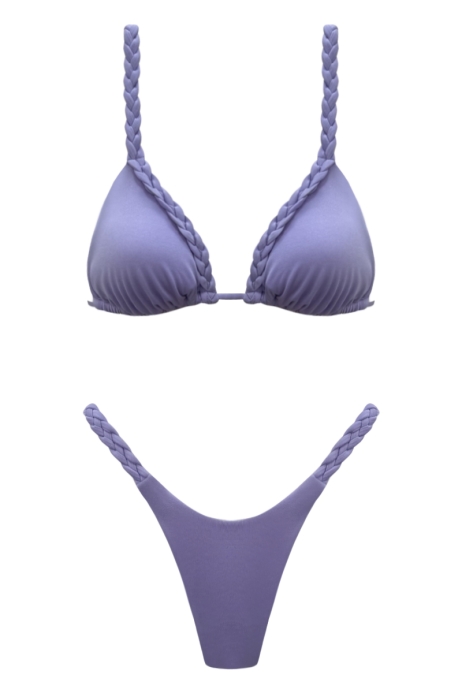 BIKINI CON LE TRECCE LILLA - LAYLA