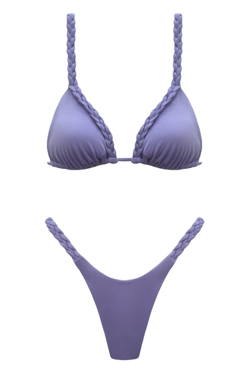 BIKINI CON LE TRECCE LILLA - LAYLA