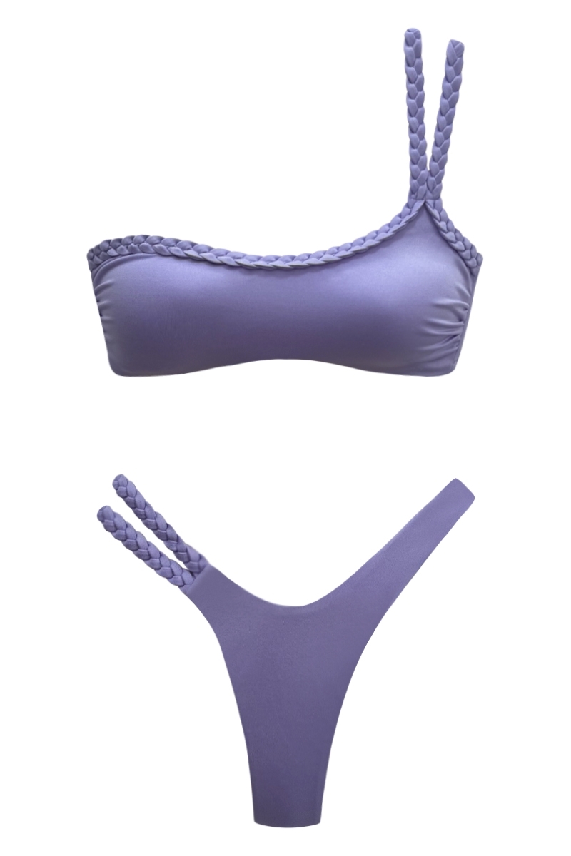 BIKINI CON LE TRECCE LILLA - GISELLE