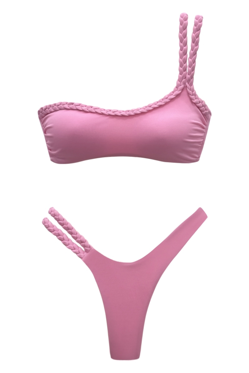 BIKINI TRESSÉ ROSE - GISELLE