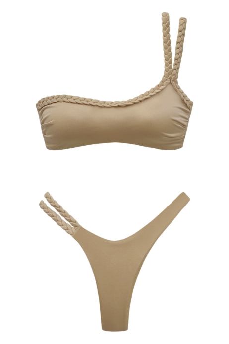 BIKINI TRESSÉ SABLE - GISELLE