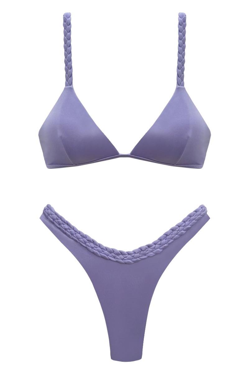 BIKINI CON LE TRECCE LILLA - ALMA