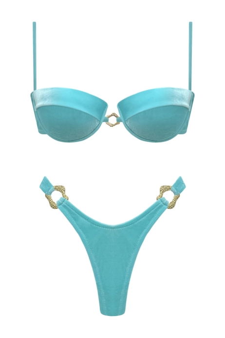 BIKINI AIGUE-MARINE - SOLEIL
