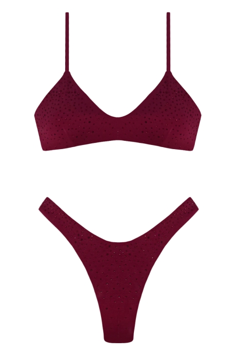 BIKINI BORGOGNA - LUNA GLOW