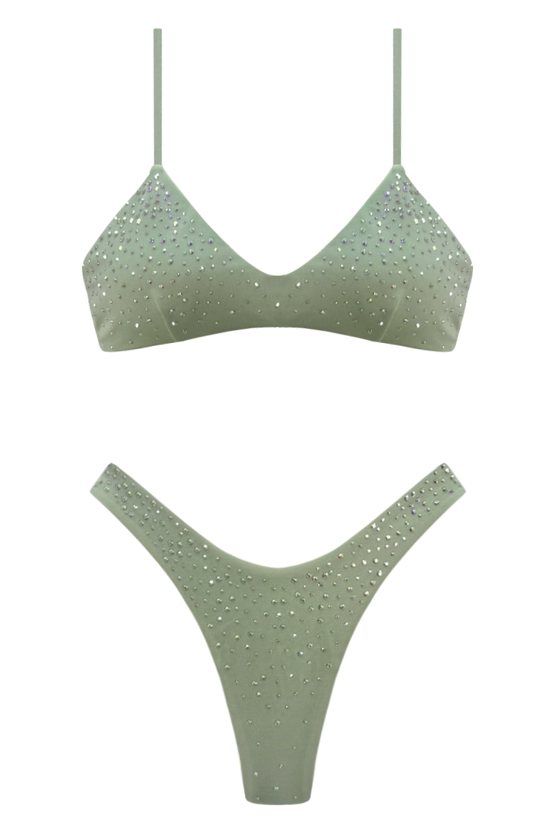 BIKINI VERDE GINKO - LUNA GLOW