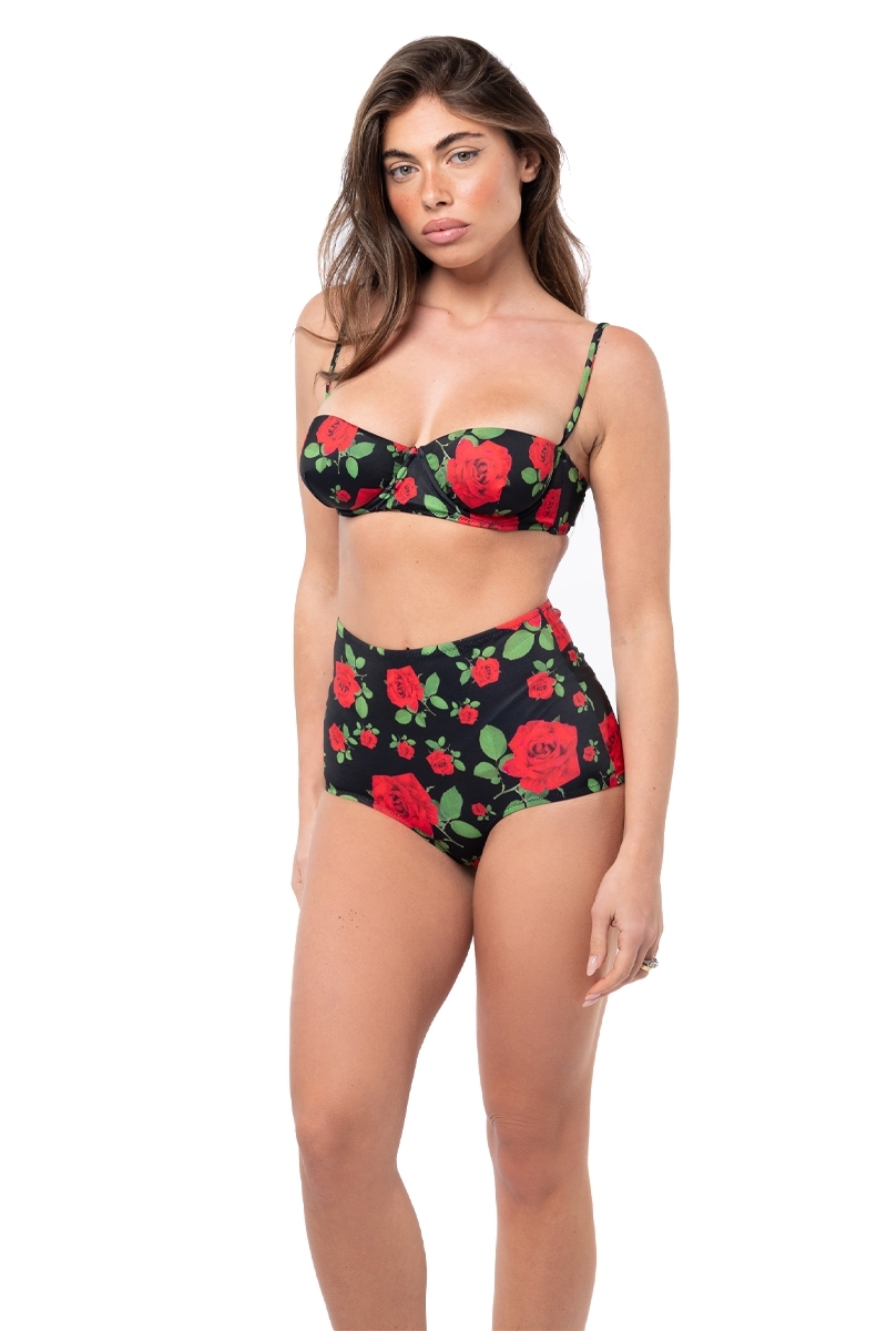 CULOTTE REINA ROSA NEGRA - INDOSSATO