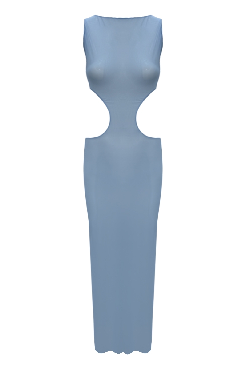 ROBE BLEU POUDRE - ISLA
