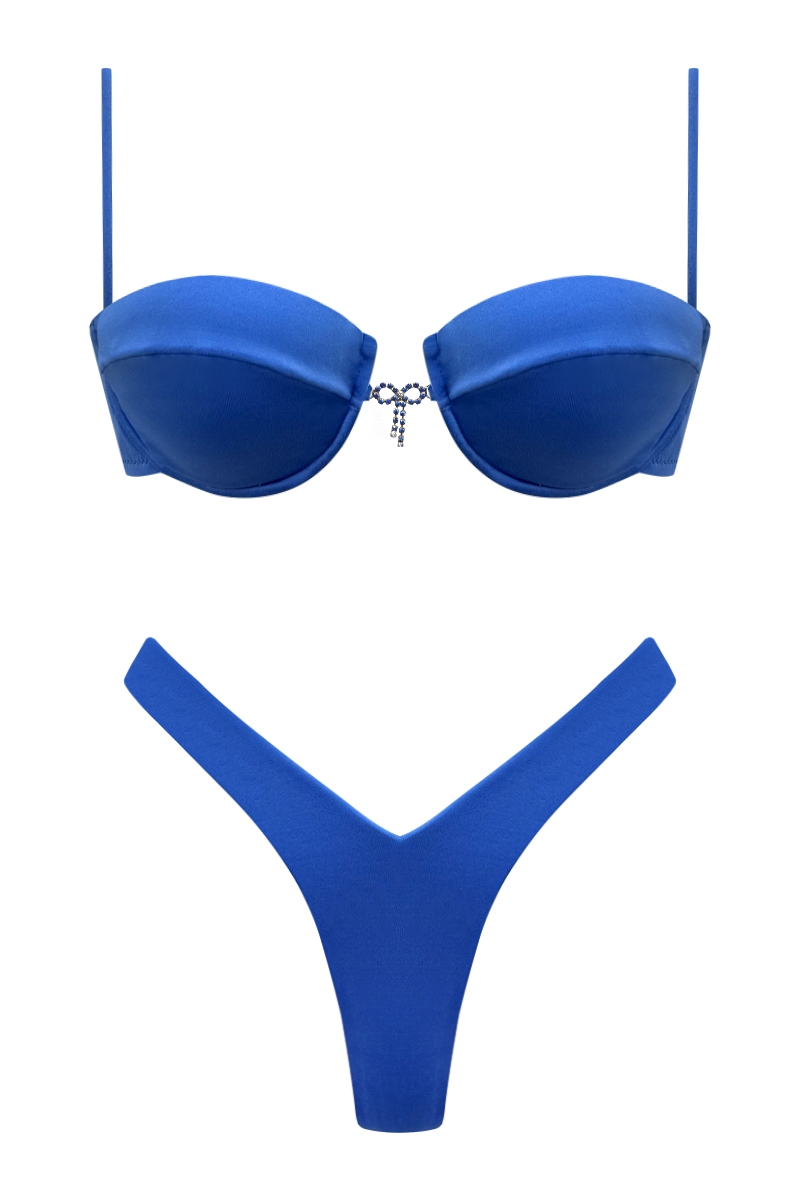 BIKINI BLU OLTREMARE - LIA BOW