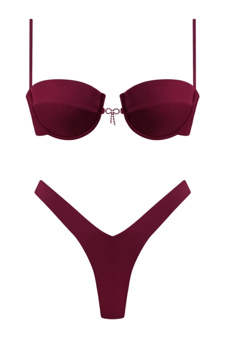 BIKINI LIA BORGOGNA - LIA BOW