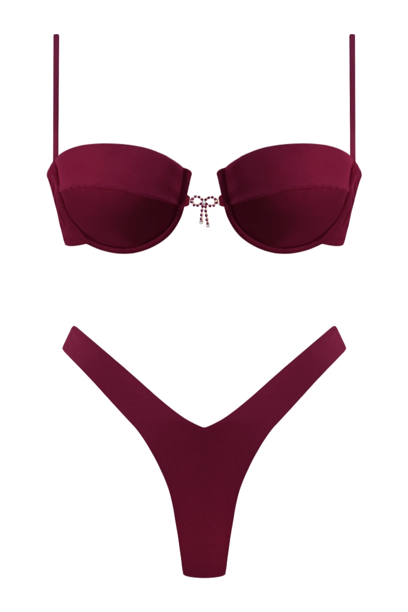 BIKINI LIA BORGOGNA - LIA BOW